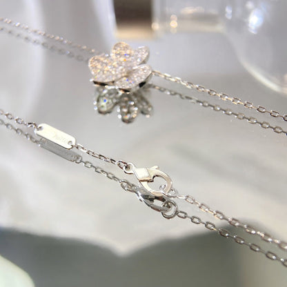[⭐Miroze]FLOWER DIAMOND NECKLACE