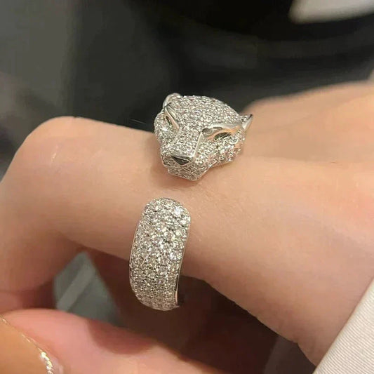 [⭐Miroze]PANTHERE 5.5MM ALL DIAMOND RING