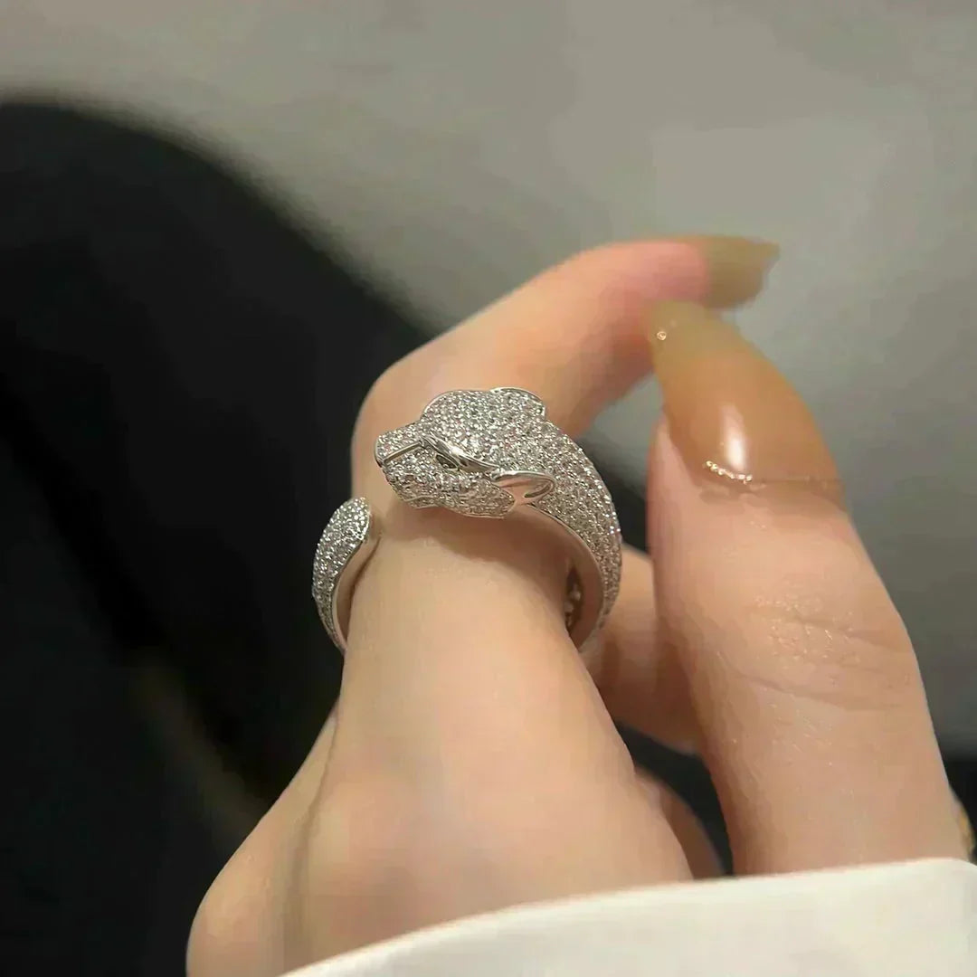 ⭐Miroze PANTHERE 5.5MM ALL DIAMOND RING