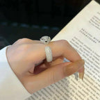 ⭐Miroze PANTHERE 5.5MM ALL DIAMOND RING