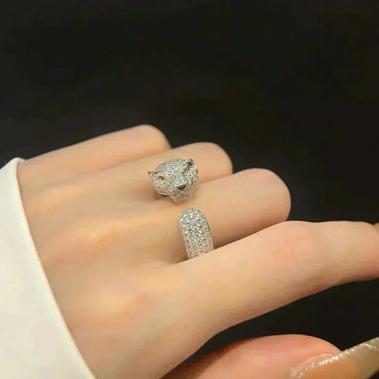 [⭐Miroze]PANTHERE 5.5MM ALL DIAMOND RING