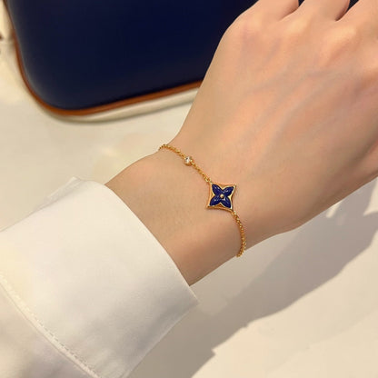 [⭐Miroze]COLOR STAR PINK GOLD DIAMOND BRACELET