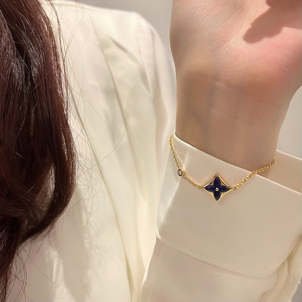 ⭐Miroze COLOR STAR PINK GOLD DIAMOND BRACELET