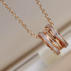 [⭐Veya]ZERO 1 PINK GOLD NECKLACE