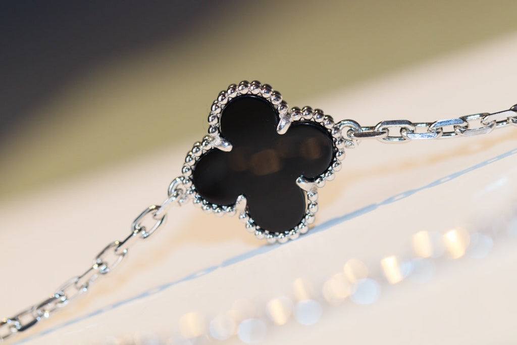 ⭐Miroze CLOVER 20 MOTIFS ONYX DIAMOND SILVER