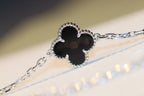 ⭐Miroze CLOVER 20 MOTIFS ONYX DIAMOND SILVER