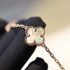 ⭐Miroze CLOVER 20 MOTIFS DARK MOP DIAMOND  NECKLACE