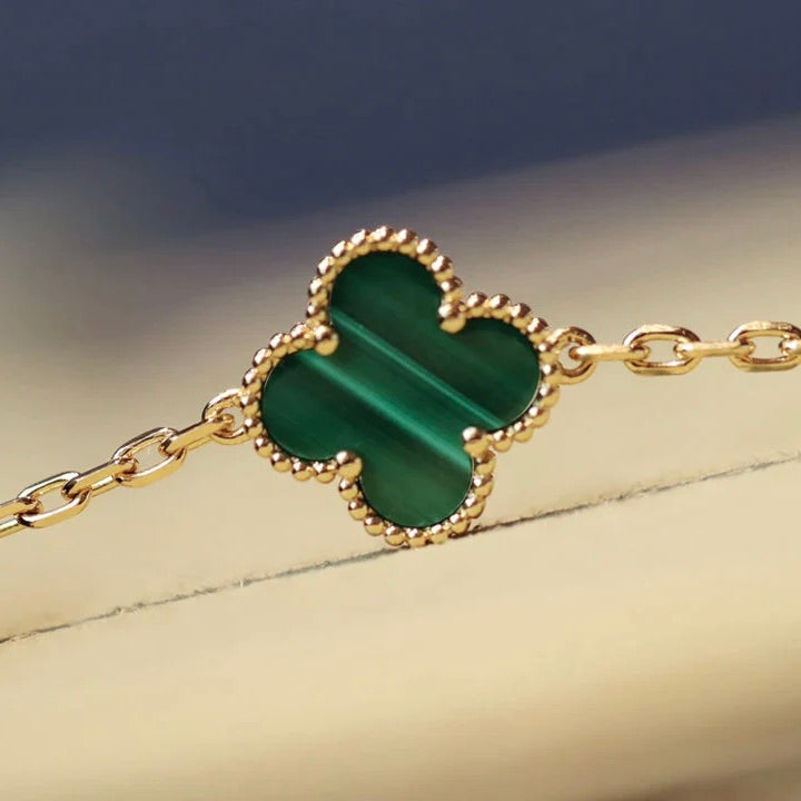 ⭐Miroze CLOVER 20 MOTIFS MALACHITE GOLD