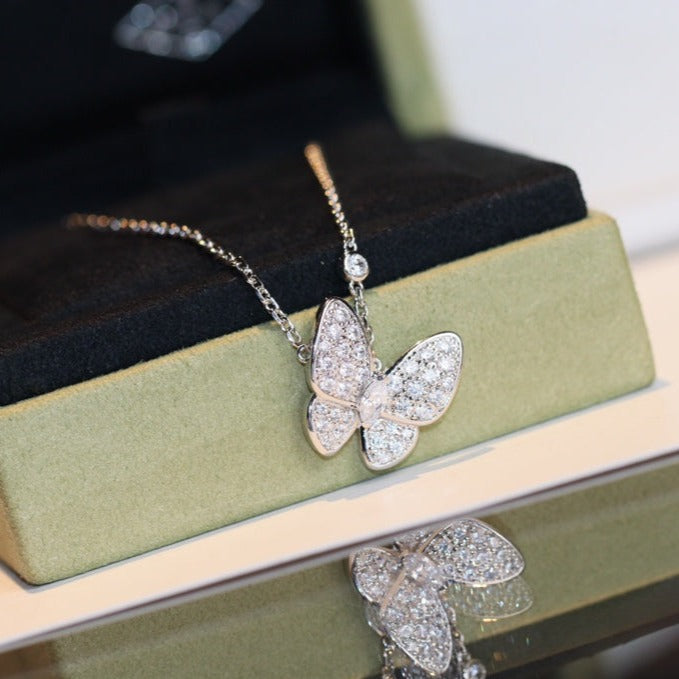 ⭐Miroze BUTTERFLY DIAMOND NECKLACE