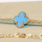 ⭐Miroze CLOVER 20 MOTIFS TURQUOISE GOLD