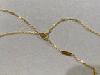 ⭐Miroze CLOVER 25MM NECKLACE GOLD CARNELIAN