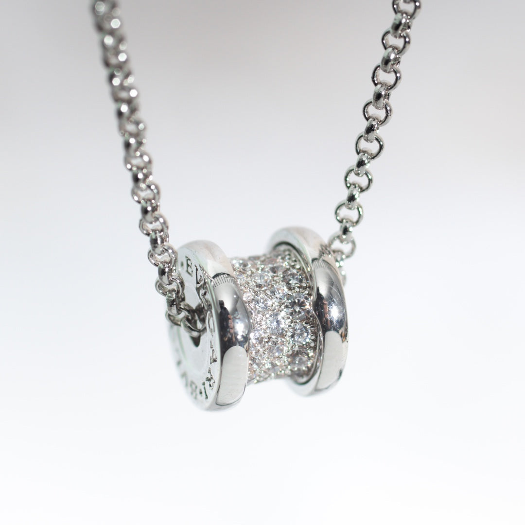 [⭐Veya]ZERO 1 SILVER DIAMOND NECKLACE