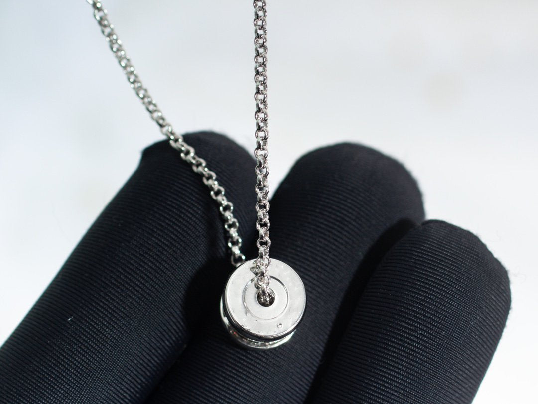 [⭐Veya]ZERO 1 SILVER DIAMOND NECKLACE