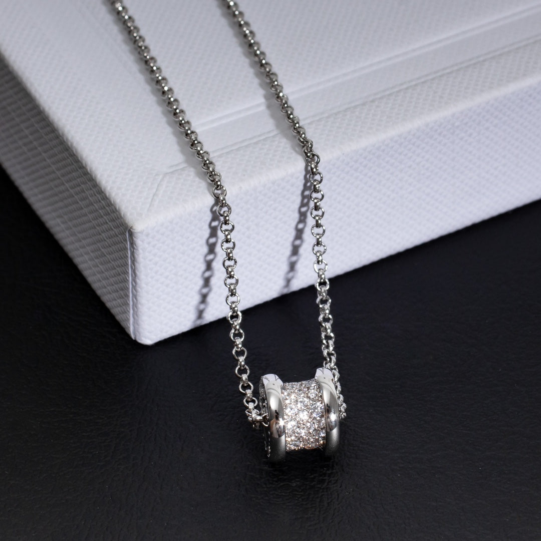 [⭐Veya]ZERO 1 SILVER DIAMOND NECKLACE