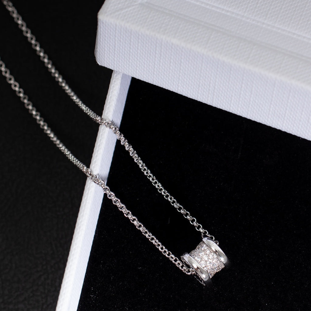 [⭐Veya]ZERO 1 SILVER DIAMOND NECKLACE