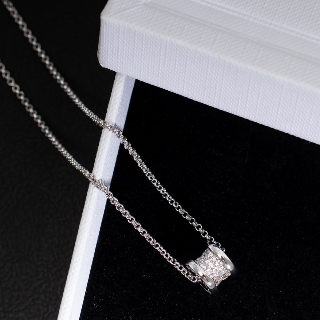 [⭐Veya]ZERO 1 SILVER DIAMOND NECKLACE