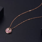 ⭐Miroze AMULETTE ROSE GOLD PINK MOP NECKLACE