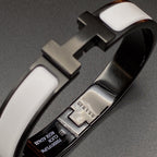 ⭐Miroze H BRACELET 12MM BLACK WHITE CERAMIC