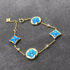 ⭐Miroze STAR AND SUN TURQUOISE 4 MOTIFS 3 DIAMONDS