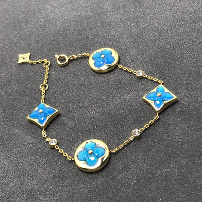 [⭐Miroze]STAR AND SUN TURQUOISE 4 MOTIFS 3 DIAMONDS
