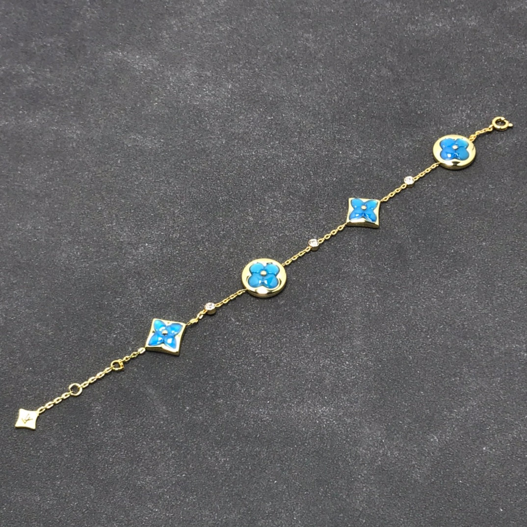 [⭐Miroze]STAR AND SUN TURQUOISE 4 MOTIFS 3 DIAMONDS