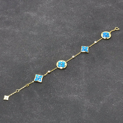[⭐Miroze]STAR AND SUN TURQUOISE 4 MOTIFS 3 DIAMONDS