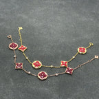 ⭐Miroze STAR AND SUN CARNELIAN 4 MOTIFS 3 DIAMONDS