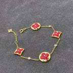 ⭐Miroze STAR AND SUN CARNELIAN 4 MOTIFS 3 DIAMONDS