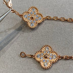 [⭐Miroze ] New  CLOVER 5 MOTIF FULL DIAMOND BRACELET COLLECTION