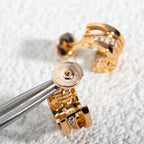 [⭐Veya]ZERO 1 PINK GOLD DIAMONDS EARRINGS