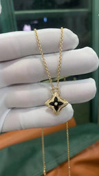 ⭐Miroze STAR PEDANT PINK GOLD DIAMOND NECKLACE