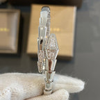 [⭐Veya]SERPENTI BRACELET DIAMONDS SILVER