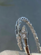 [⭐Veya]SERPENTI BRACELET DIAMONDS SILVER