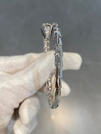 [⭐Veya]SERPENTI BRACELET DIAMONDS SILVER