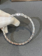 [⭐Veya]SERPENTI BRACELET DIAMONDS SILVER