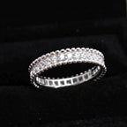 ⭐Miroze PERLEE DIAMOND SILVER RING