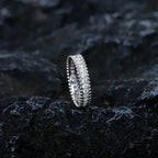 ⭐Miroze PERLEE DIAMOND SILVER RING