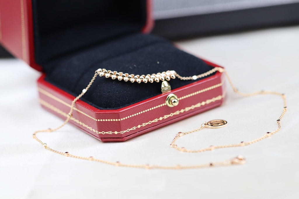⭐Miroze CLASH PINK GOLD NECKLACE