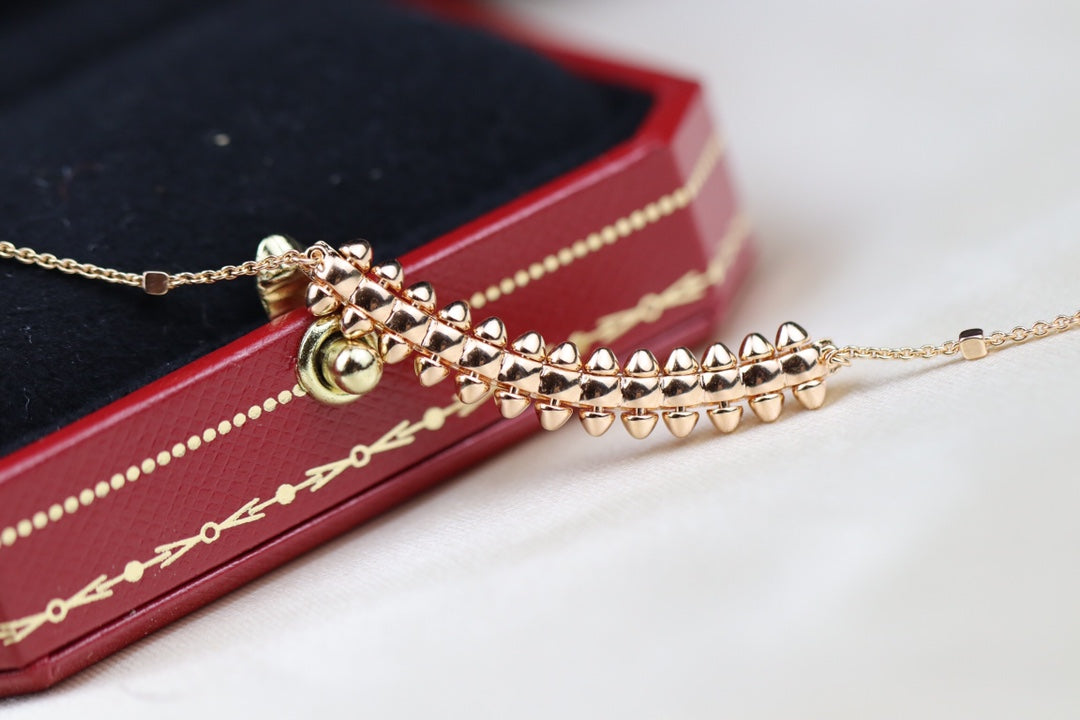[⭐Miroze]CLASH PINK GOLD NECKLACE