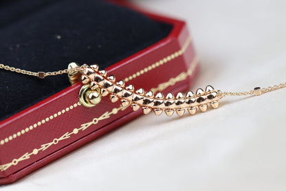 [⭐Miroze]CLASH PINK GOLD NECKLACE