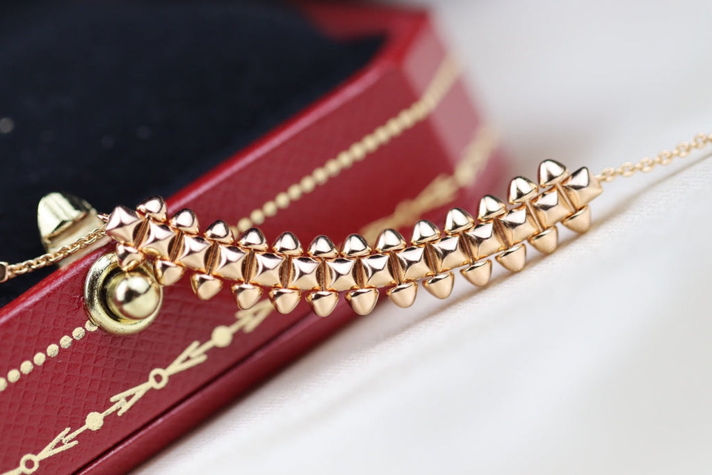 ⭐Miroze CLASH PINK GOLD NECKLACE