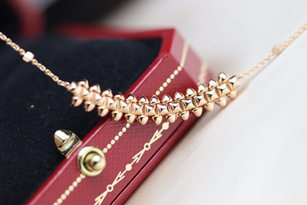 ⭐Miroze CLASH PINK GOLD NECKLACE