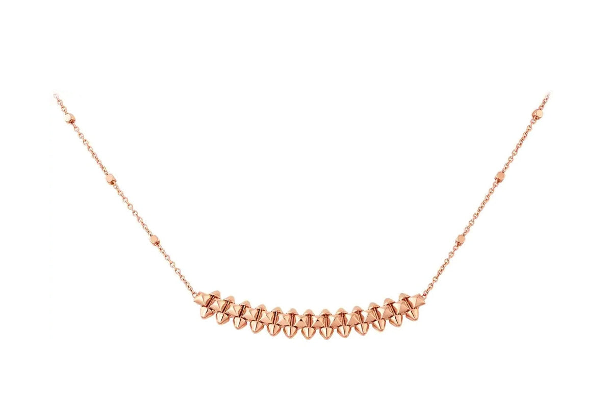 [⭐Miroze]CLASH PINK GOLD NECKLACE