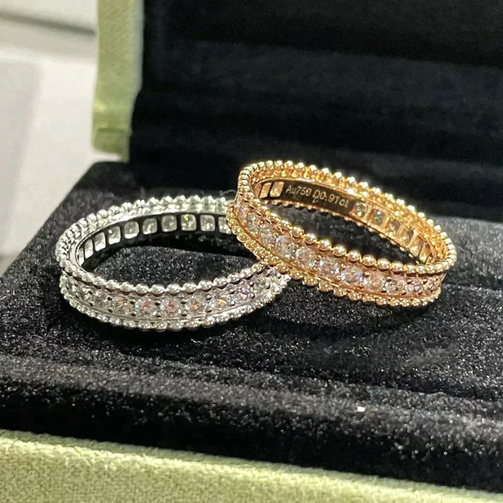 ⭐Miroze PERLEE DIAMOND ROSE GOLD RING