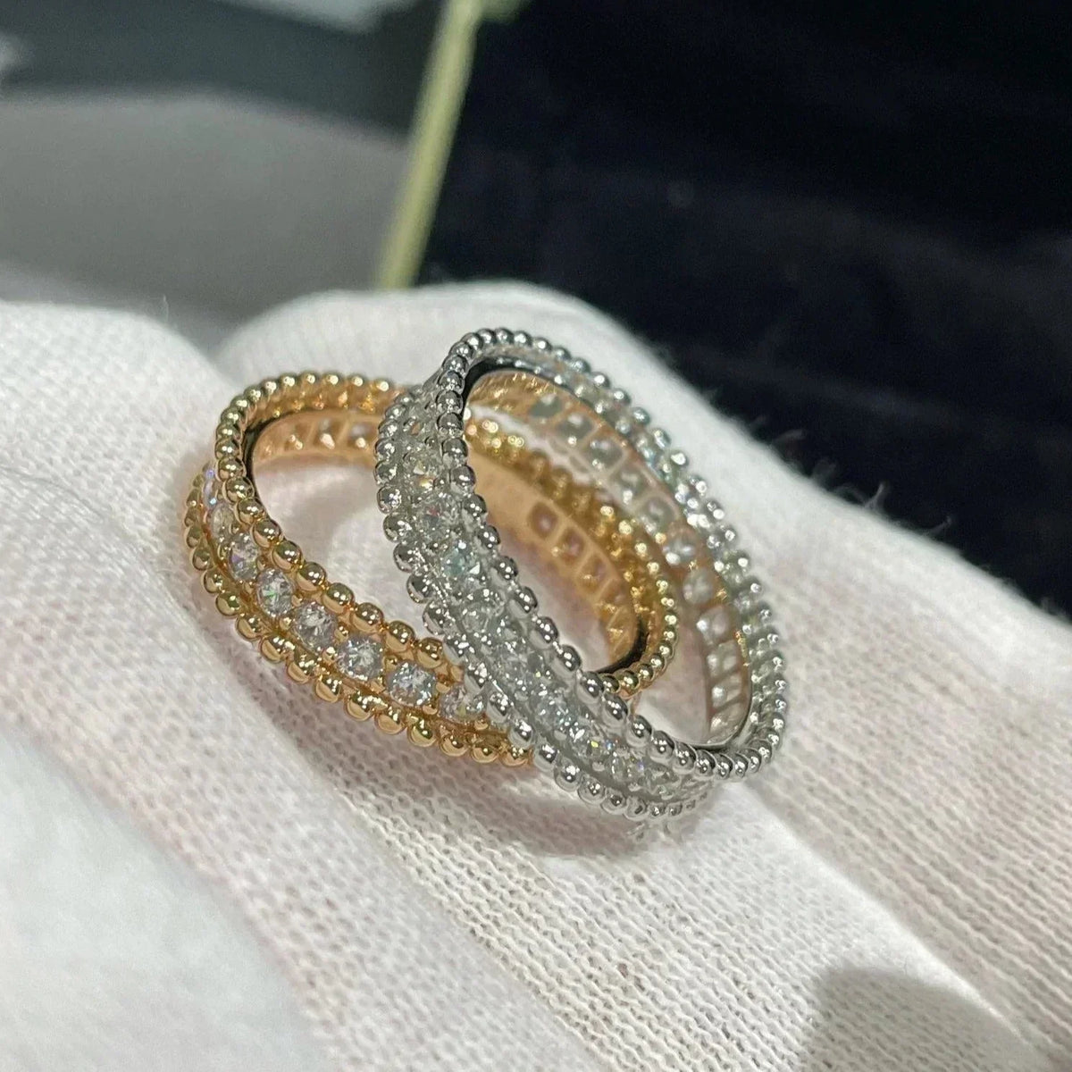 [⭐Miroze]PERLEE DIAMOND ROSE GOLD RING