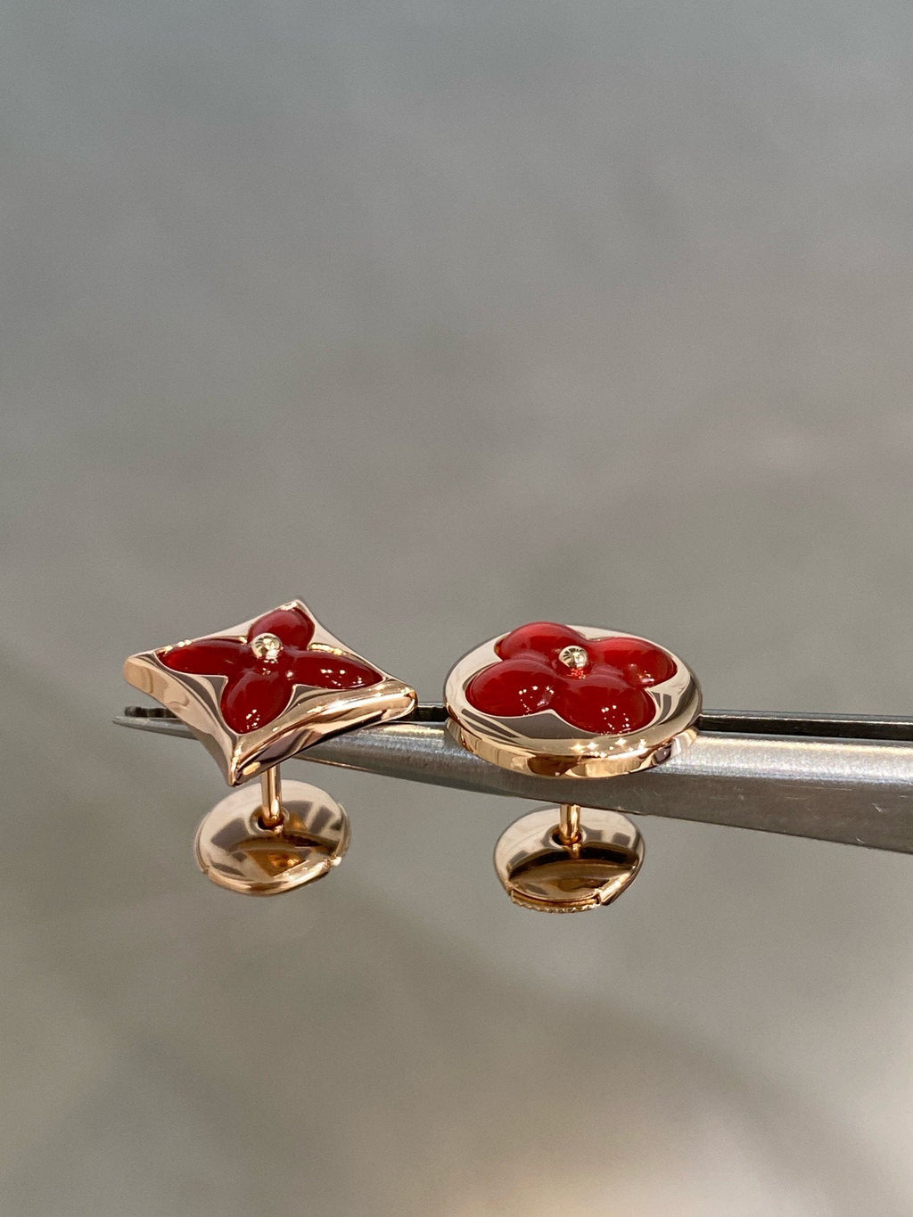 ⭐Miroze STAR AND SUN PINK GOLD CARNELIAN STUD EARRINGS
