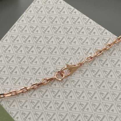 [⭐Miroze]LUCKY SPRING 15 MOTIFS ROSE GOLD NECKLACE