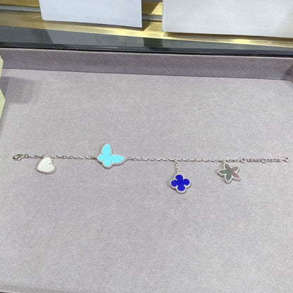 [⭐Miroze]LUCKY SPRING SILVER BRACELET 4 MOTIF
