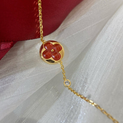 [⭐Miroze]SUN PEDANT CARNELIAN BRACELET
