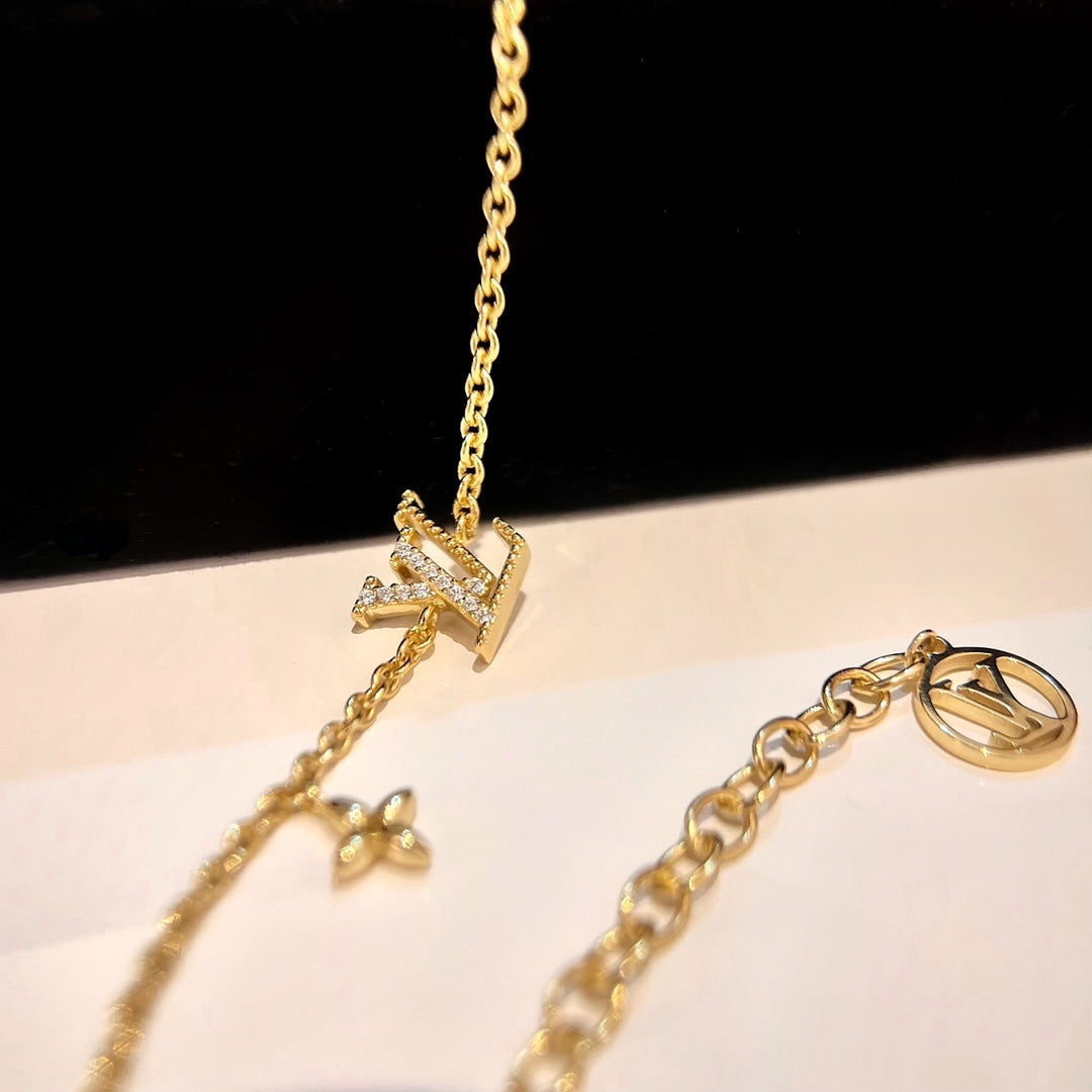 [⭐Miroze]LOGO STAR MOTIF GOLD BRACELET